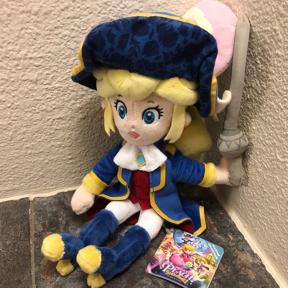 Plush - Swordfighter Peach, 10-inch (NEW) - Nintendo - Princess Peach Showtime!